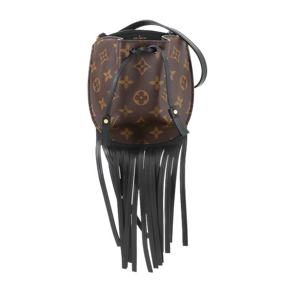 Louis Vuitton Monogram de Noé Mini Shoulder Bag, Brown/Black Leather with Gol... - Picture 1 of 8